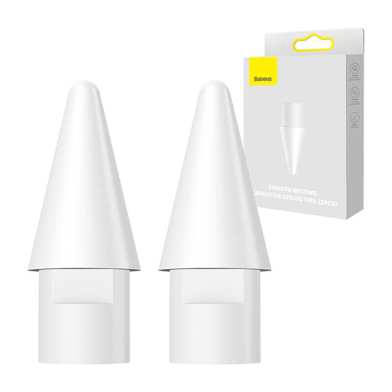 Baseus Smooth Writing Capacitive Stylus Tips, Apple Pencil 1&2 (2 pcs) - Product Image 1