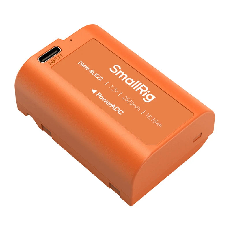 Camera battery SMALLRIG DMW-BLK22 (orange) - Image 1