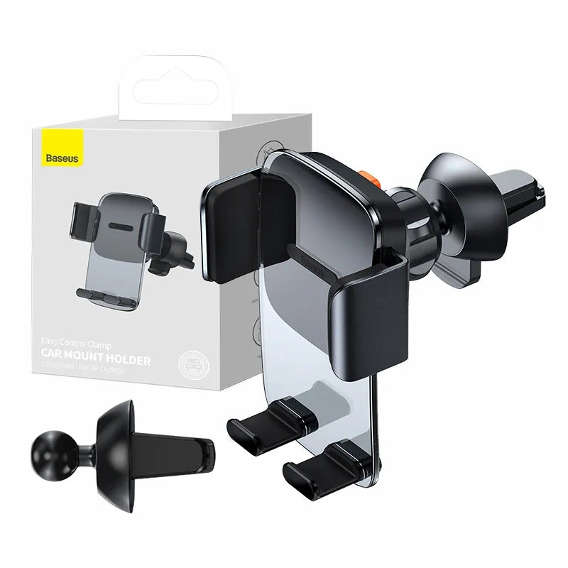 Baseus Easy Control Clamp car holder for grid (black) - Product Image 7