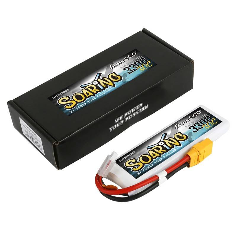Batterie Gens Ace Soaring 3300mAh 7,4V 30C 2S1P XT90