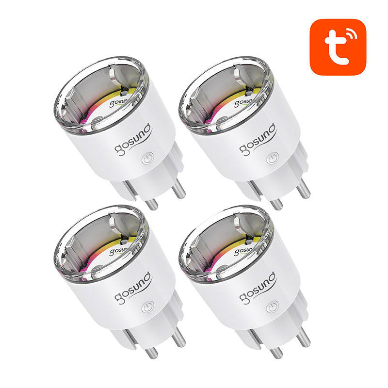 Gosund EP2 WiFi smart socket, 4 pieces (four-pack) 10A Tuya - Product Image 2