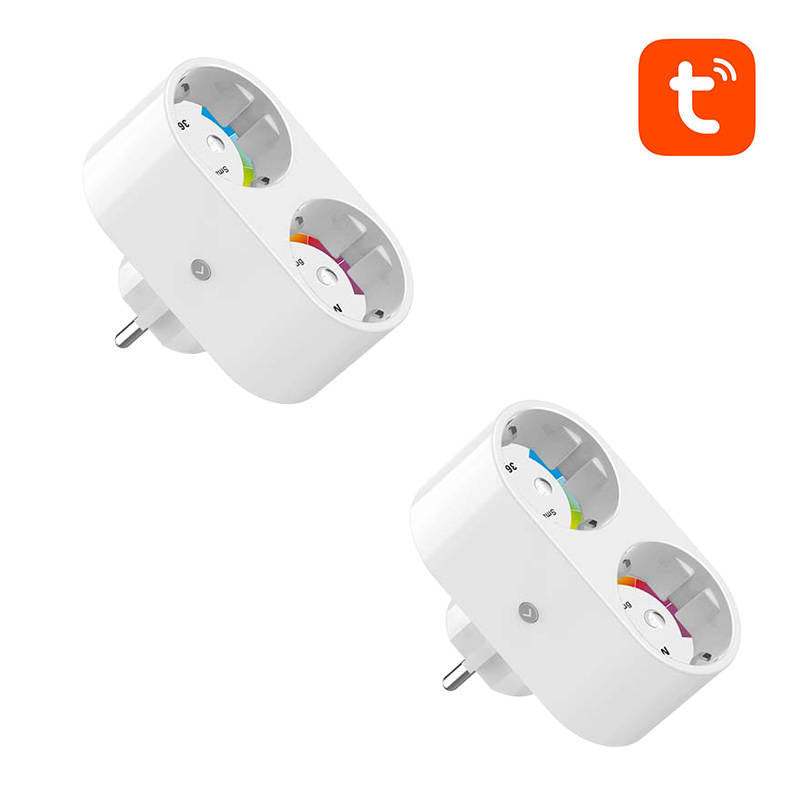 Gosund SP211 dual WiFi smart socket, 2 pieces 3500W (two-pack) Tuya - Product Image 2