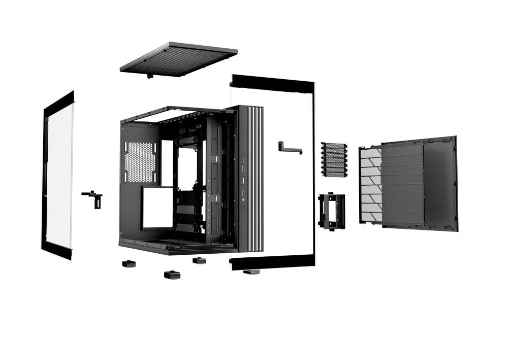 Case BE QUIET LIGHT BASE 600 DX Tower Case product features Transparent panel ATX MicroATX MiniITX Colour Black BGW65