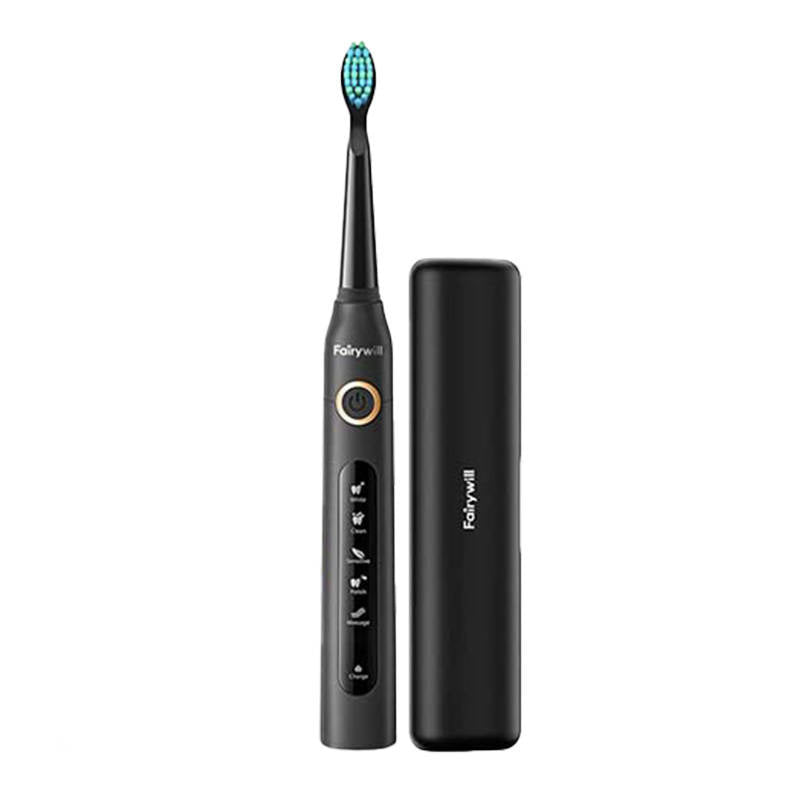Sonic toothbrush with head set and case FairyWill FW-507 Plus (Black) - Product Image 2