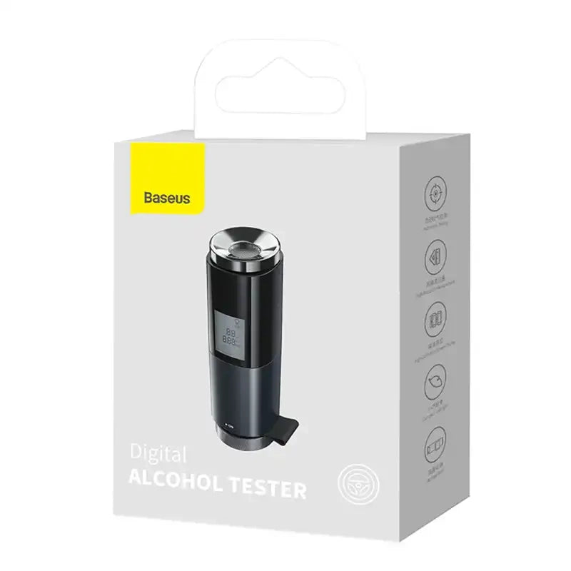 Breathless Electronic Breathalyzer with LCD Baseus (Black) - Product Image 8