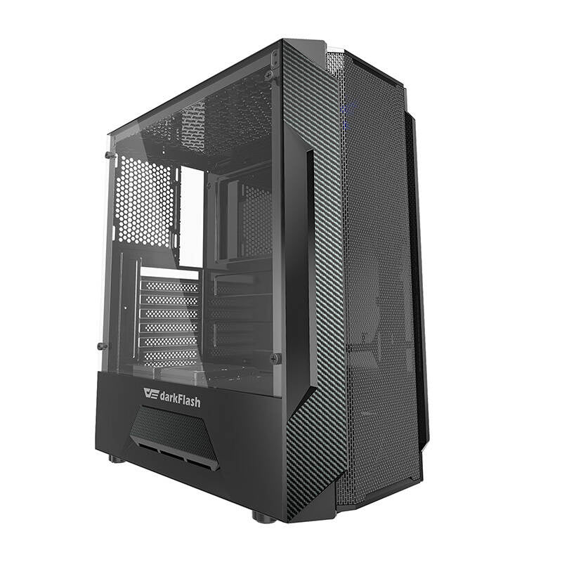 Darkflash LEO Computergehäuse (schwarz)