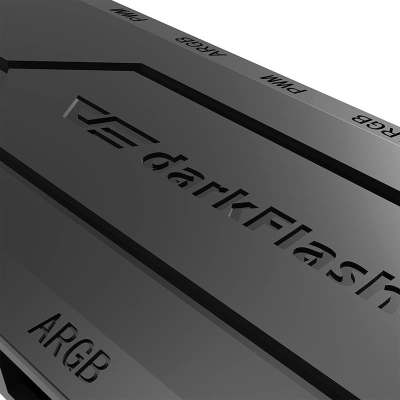 Lüftersteuerungsbox für Computer Darkflash RC2 RGB PWM + Fernbedienung (schwarz)