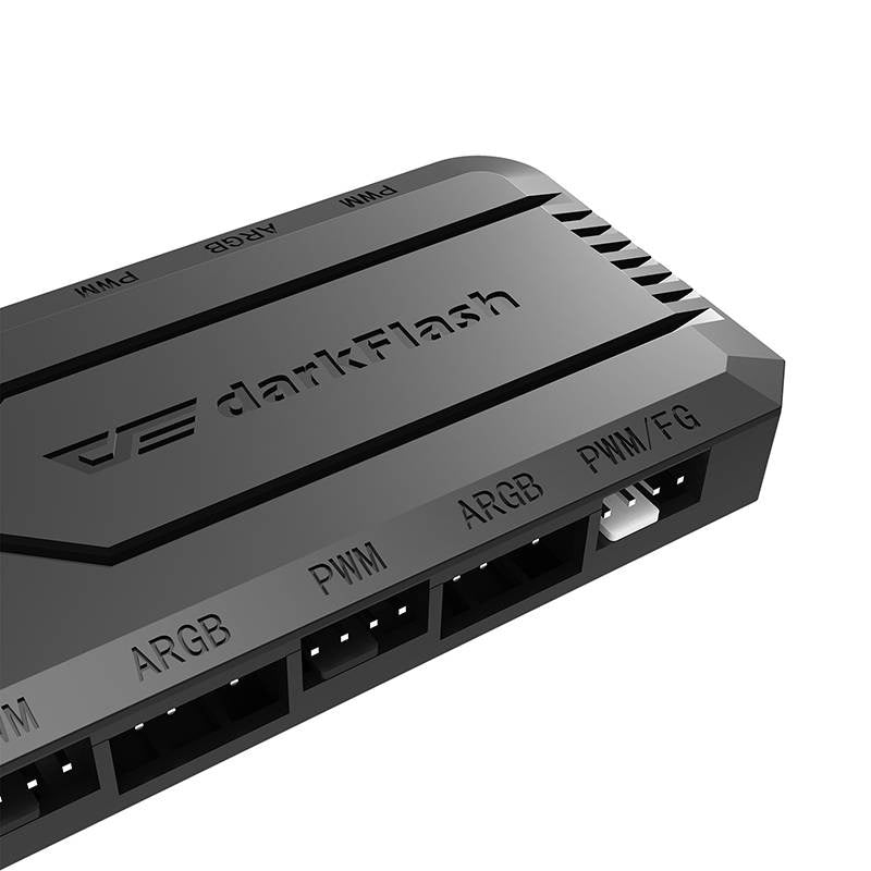 Lüftersteuerungsbox für Computer Darkflash RC2 RGB PWM + Fernbedienung (schwarz)