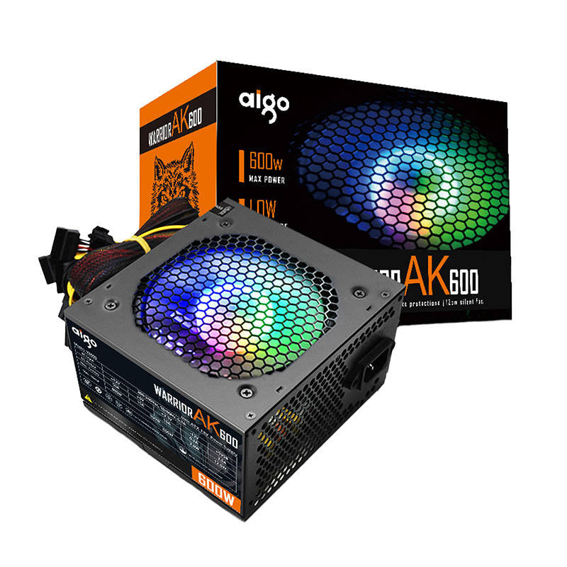 Computer Power Supply Aigo AK600 RGB (black) - Product Image 2
