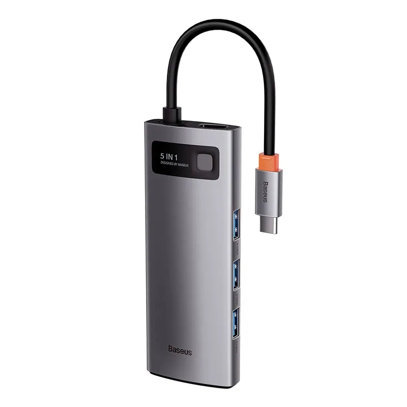 Adapter 5in1 Baseus Hub USB-C to 3x USB 3.0 + HDMI + USB-C PD - Product Image 3