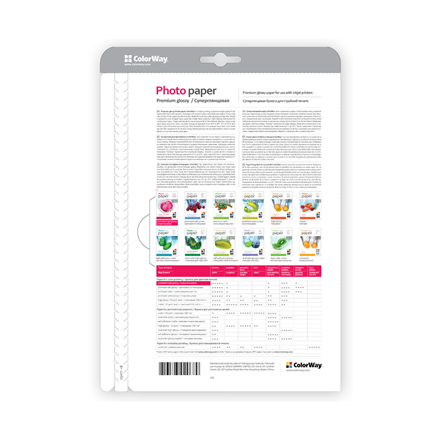 ColorWay Photo Paper, 50 sheets | Premium High Glossy | 255 g/m² | 10x15