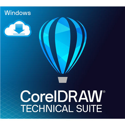 Corel CorelDRAW Technical Suite 2025 Business Perpetual License (incl. 1 Yr CorelSure Maintenance) (1-4)
