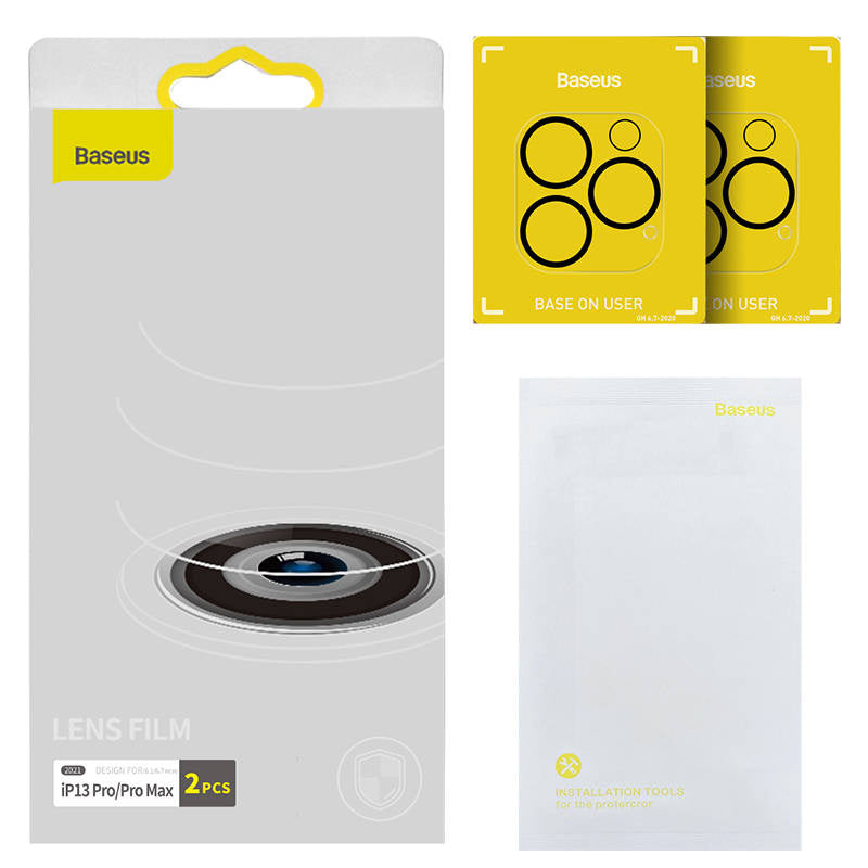 Baseus Camera Lens Film for iPhone 13 Pro / 13 Pro Max (2pcs) - Product Image 4