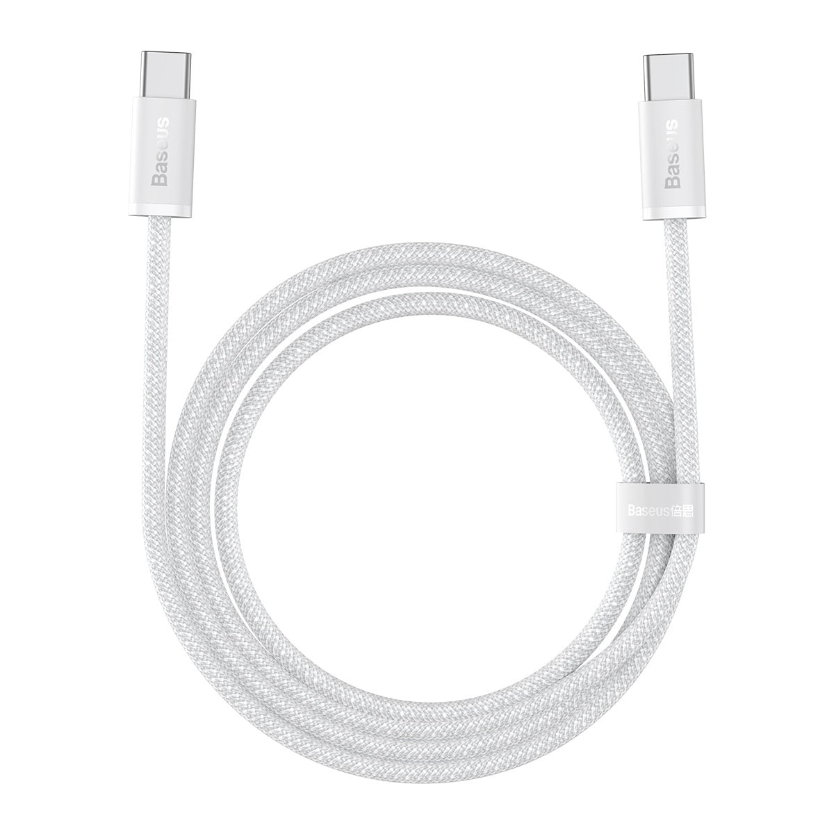 Cable USB-C to USB-C Baseus, 100W, 1m (white) - Product Image 2