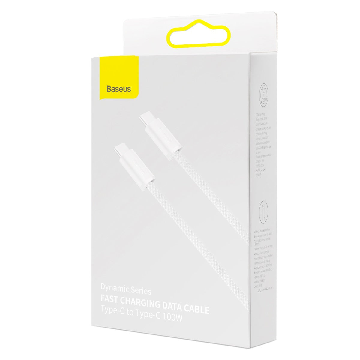 Cable USB-C to USB-C Baseus, 100W, 1m (white) - Product Image 9