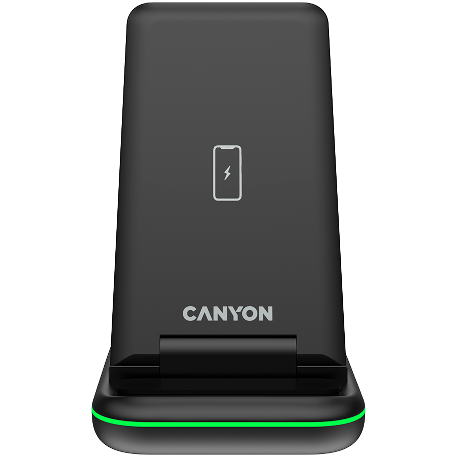 CANYON wireless charger WS-304 15W 3in1 Black