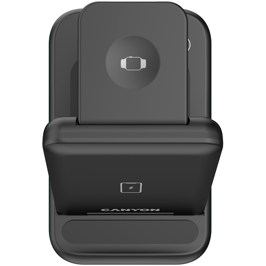 CANYON wireless charger WS-304 15W 3in1 Black