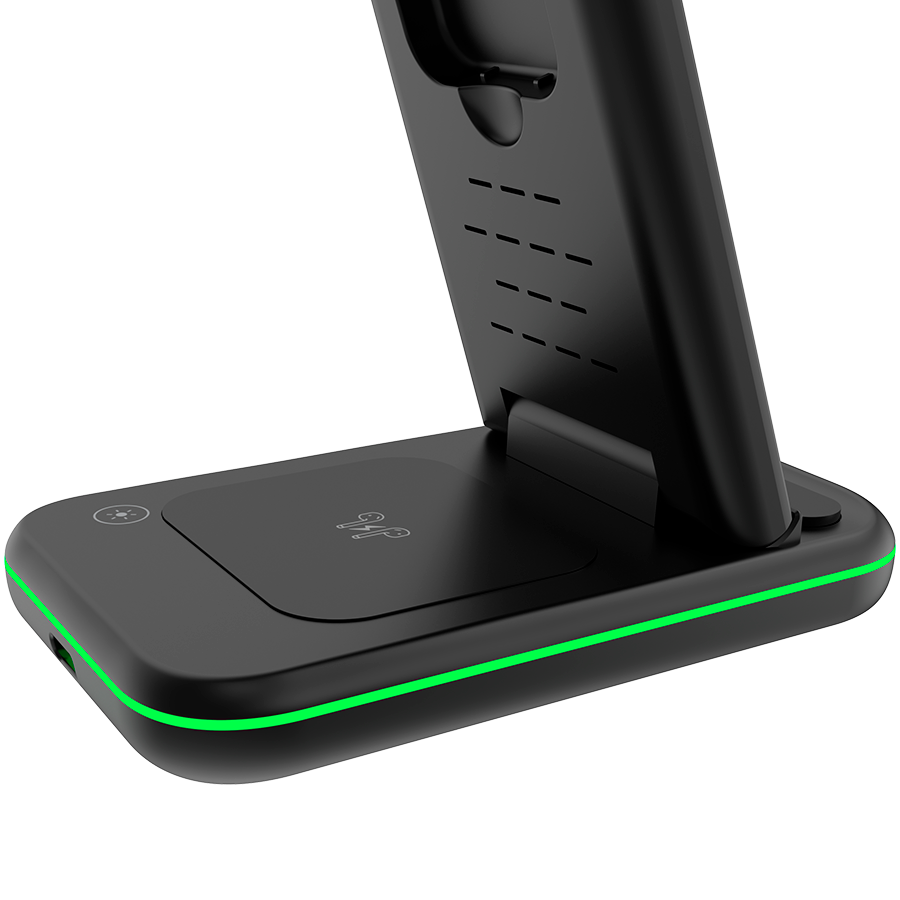 CANYON wireless charger WS-304 15W 3in1 Black