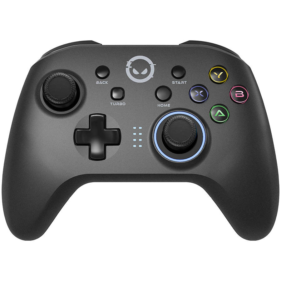 LORGAR TRIX-510, Gaming controller, Black, BT5.0 Controller with built-in 600mah battery, 1M Type-C charging cable ,6 axis mo