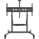 ONKRON Mobile TV Stand Rolling TV Cart for 50 to 100-Inch Screens up to 120 kg, black