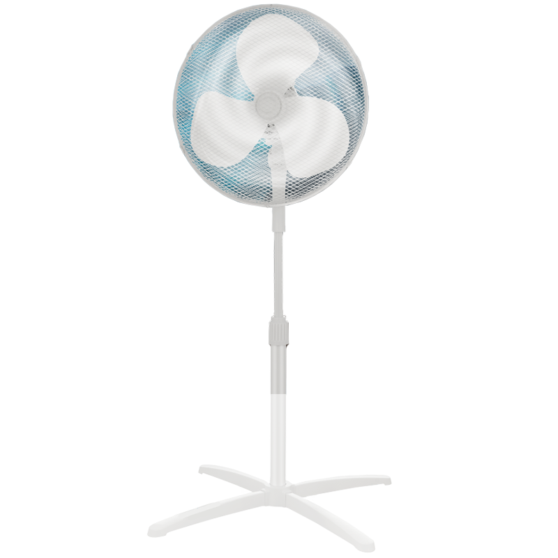Stand fan, 40cm, 40W, 3 speeds, mechanical, noise level: 55-65 dB, Oscillation 80°, Tilting +16° -8°, Adjustable height 120cm
