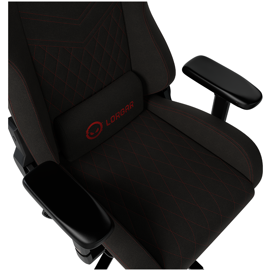 LORGAR Ace 422, Gaming chair, Anti-stain durable fabric, 1.8 mm metal frame, multiblock mechanism, 4D armrests, 5 Star alumin