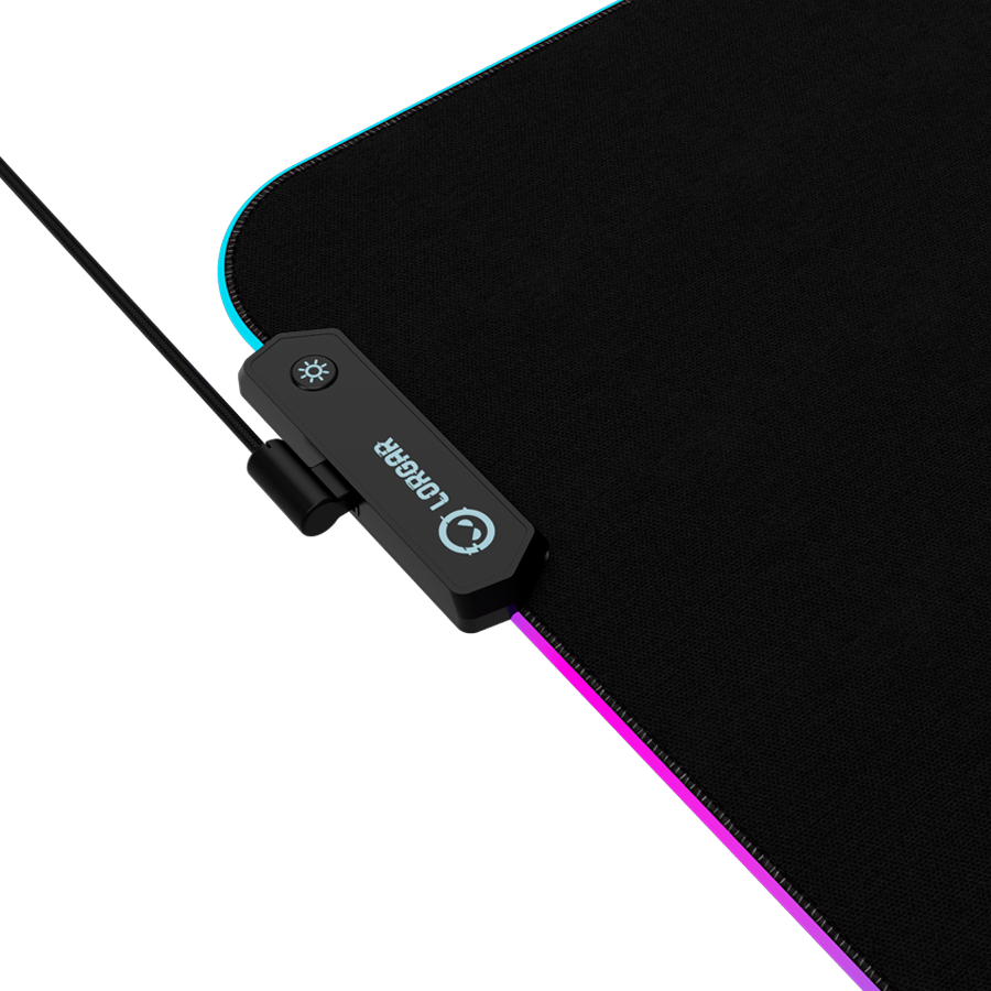 Lorgar Steller 913, Gaming mouse pad, High-speed surface, anti-slip rubber base, RGB backlight, USB connection, Lorgar WP Gam