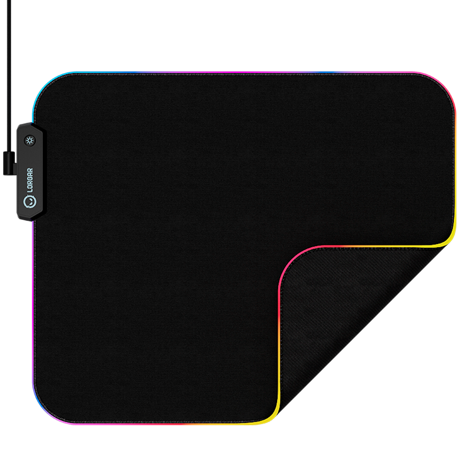 Lorgar Steller 913, Gaming mouse pad, High-speed surface, anti-slip rubber base, RGB backlight, USB connection, Lorgar WP Gam