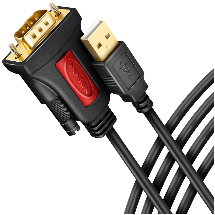 Axagon Active USB-A converter for connecting serial devices