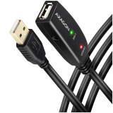 Axagon ADR-215 Active extension USB 2.0 A-M > A-F cable, 15 m long