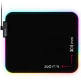 Lorgar Steller 913, Gaming mouse pad, High-speed surface, anti-slip rubber base, RGB backlight, USB connection, Lorgar WP Gam