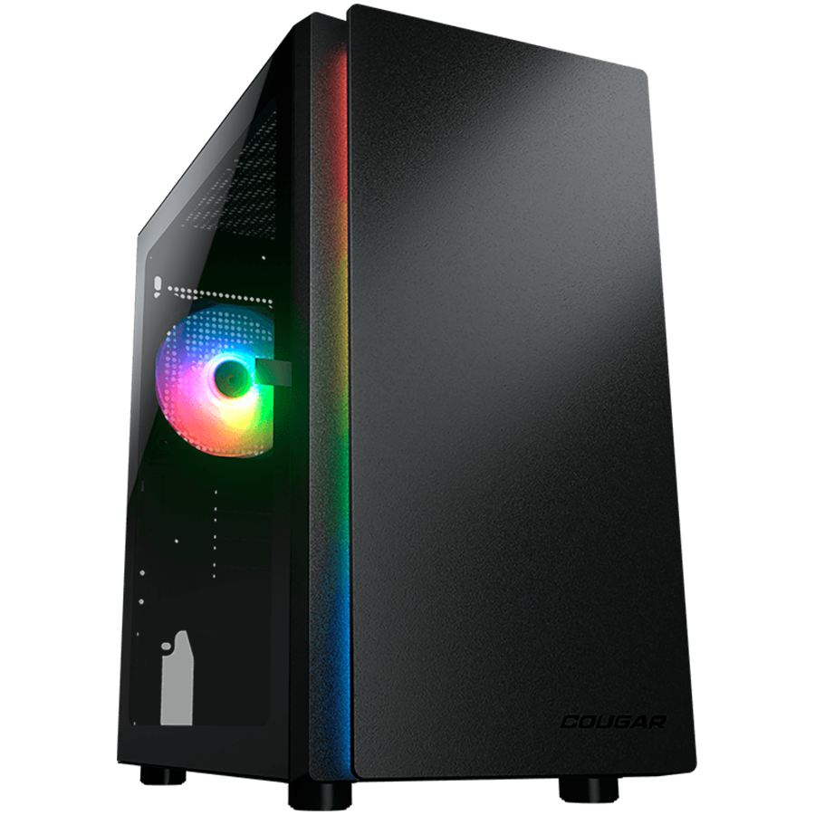 COUGAR PURITY RGB PC Case, Mini Tower, Black — COUGAR GAMING