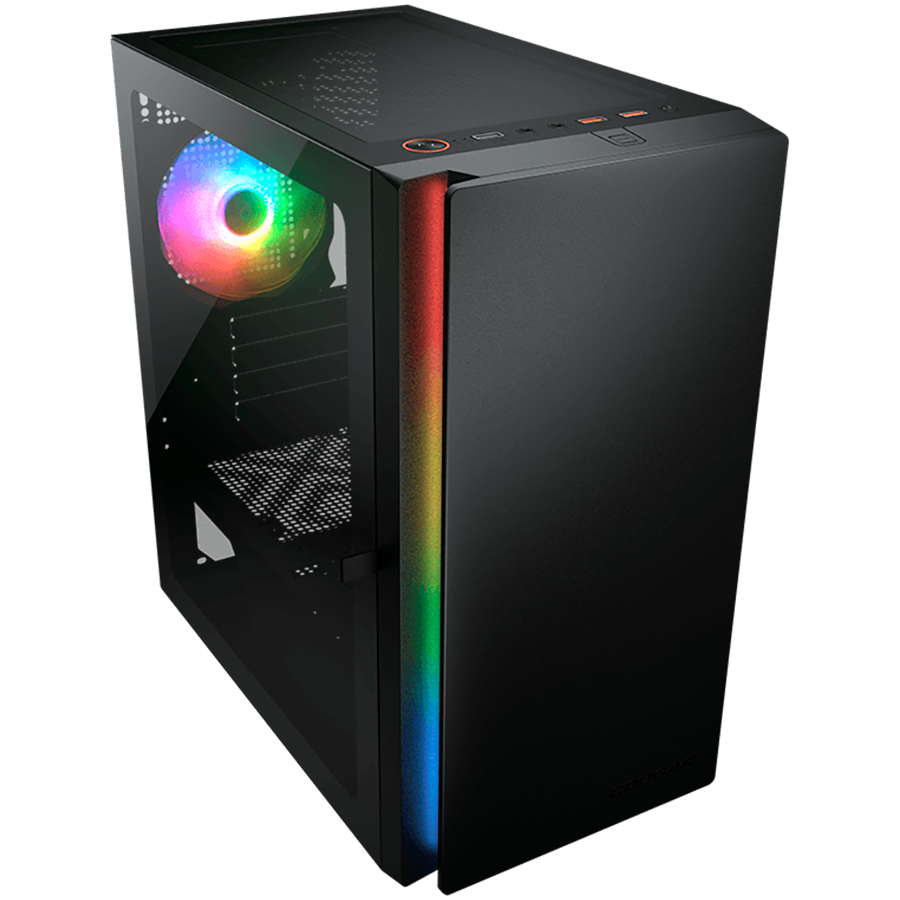 COUGAR PURITY RGB PC Case, Mini Tower, Black — COUGAR GAMING