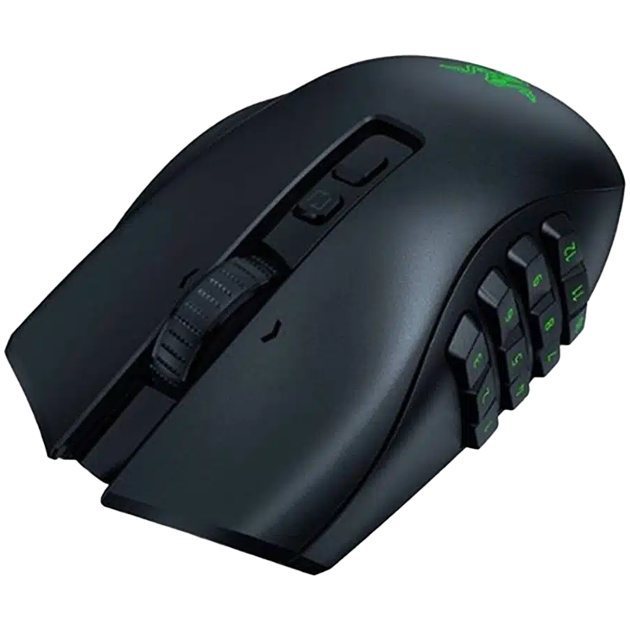 Razer Naga V2 Pro, Wireless Gaming Mouse, True 30000 dpi, Focus Pro 30K Optical Sensor, Gen-3 Optical Mouse Switches, 10/14/2