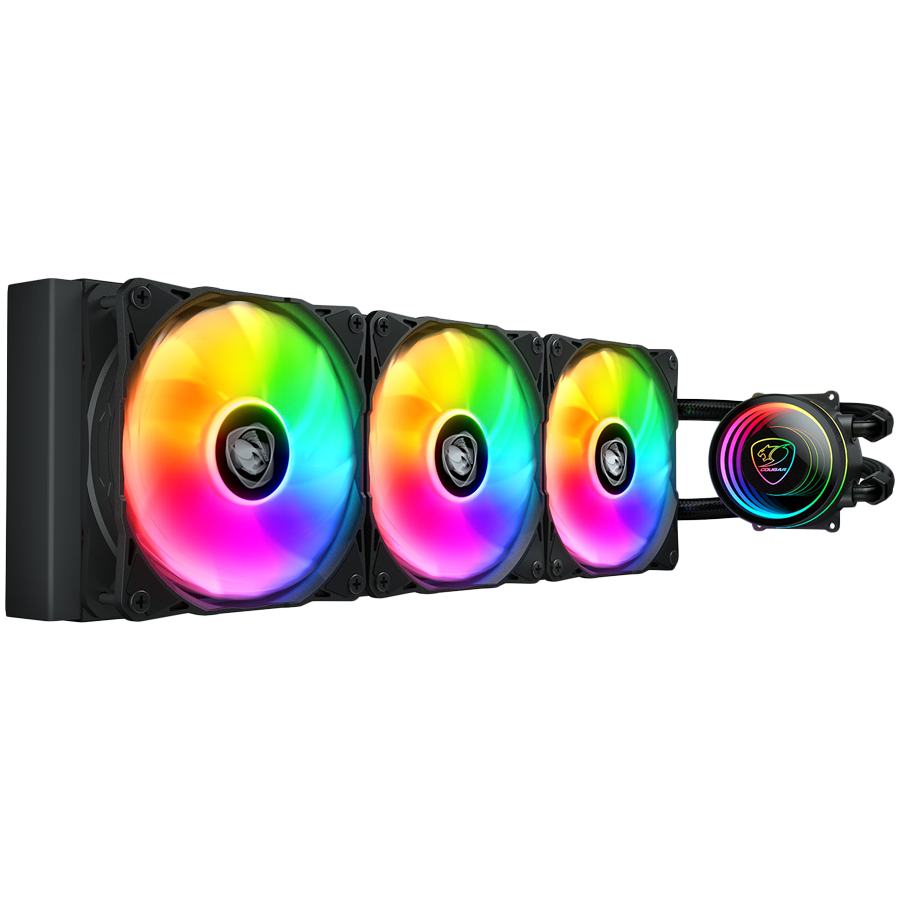 COUGAR POSEIDON ELITE ARGB 360 Black AiO Liquid Watercooling — COUGAR GAMING