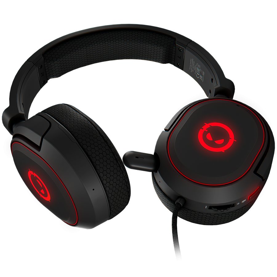 LORGAR Kaya 460, USB Gaming headset with microphone, CM108B, RGB backlight, Plug&Play, USB-A connection cable 2m, fabric ear
