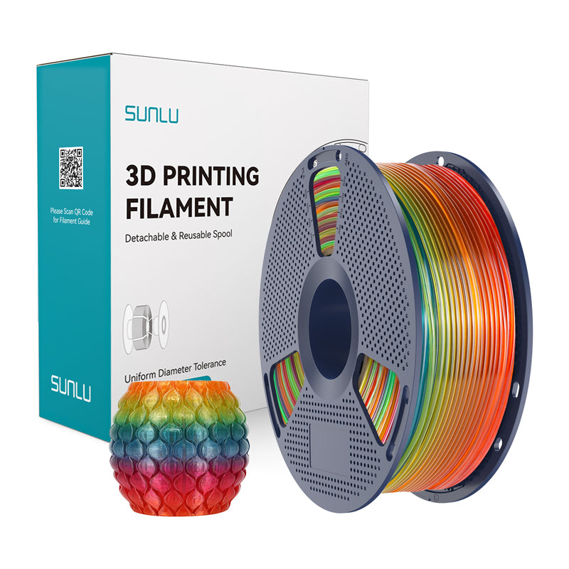 Sunlu PLA Transparent (Rainbow) 01 Filament - Image 1