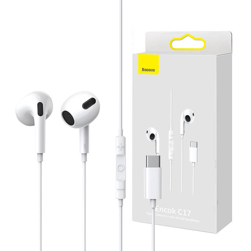 Baseus Encok C17 Earphones (white) - Product Image 1