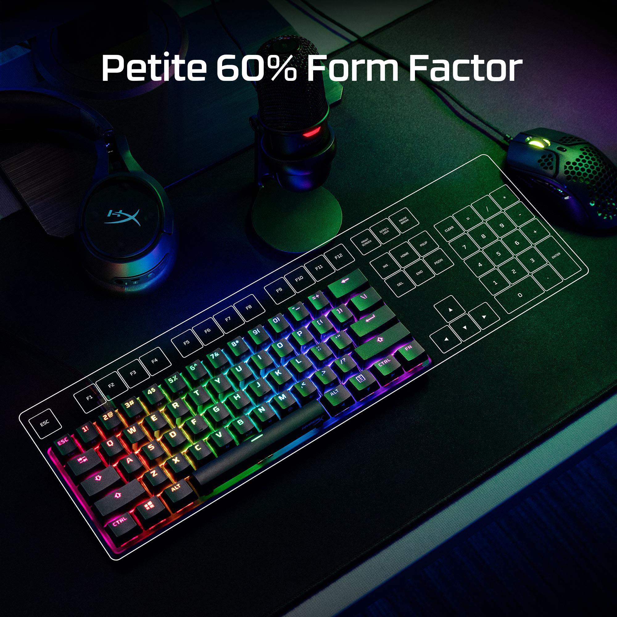 KEYBOARD ALLOY ORIGINS 60/HKBO1S-RB-US/G HYPERX