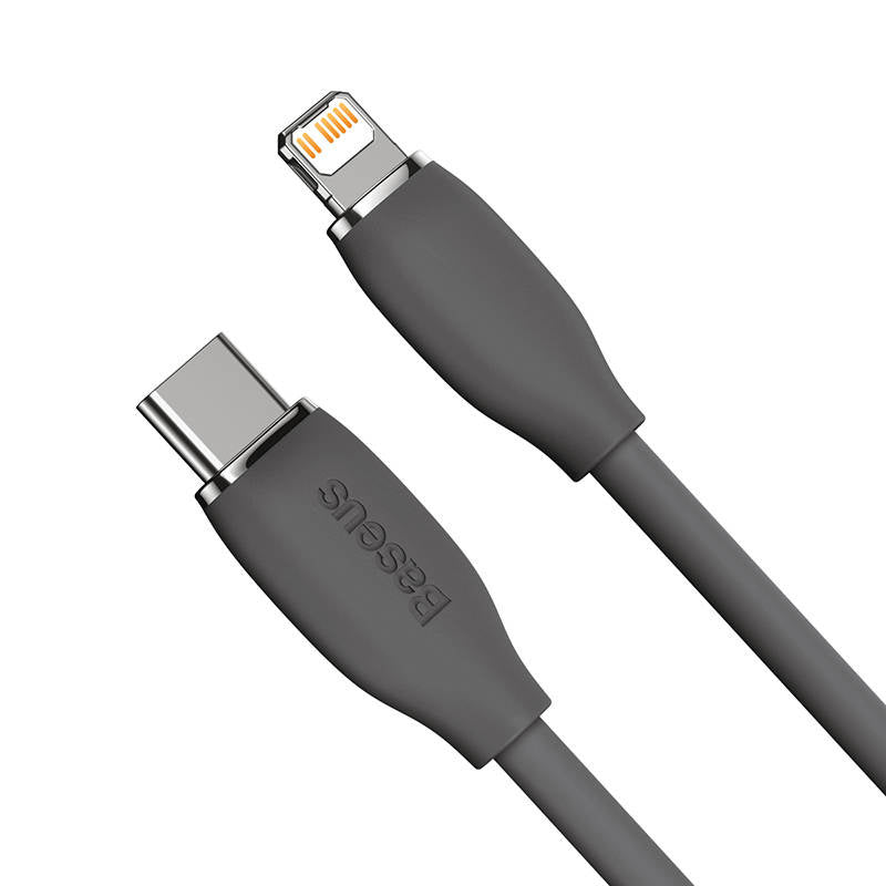 Baseus Jelly cable USB-C to Lightning, 20W, 1,2m (black) - Product Image 6