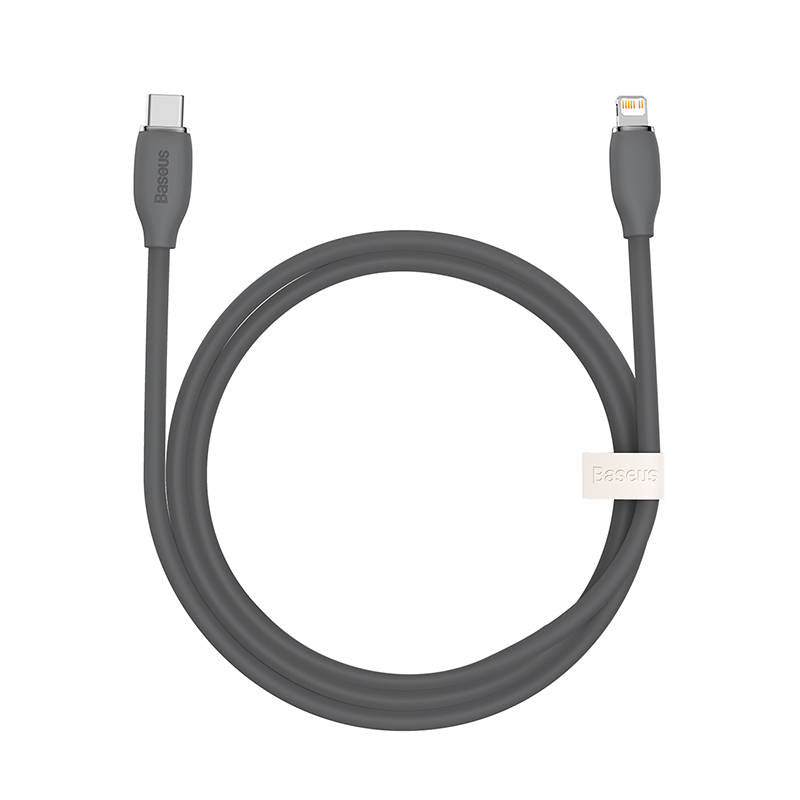 Baseus Jelly cable USB-C to Lightning, 20W, 1,2m (black) - Product Image 1