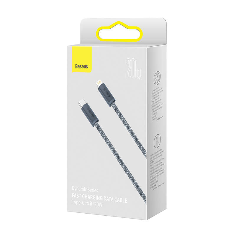 Baseus Dynamic Series cable USB-C to Lightning, 20W, 2m (gray) - Product Image 7