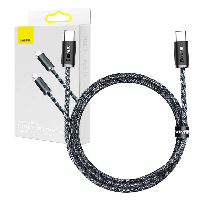 Cable USB-C to USB-C Baseus Dynamic Series, 100W, 1m (grey) - Product Image 1