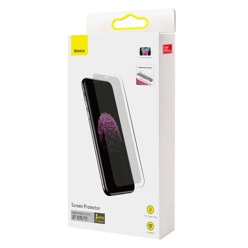 Baseus 0.3mm Full-screen and Full-glass Tempered Glass (1pcs pack) for iPhone XR/11 6.1 inch - Product Image 6