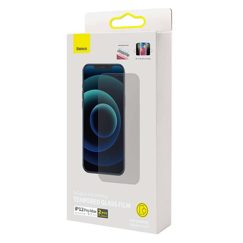 Baseus Tempered Glass 0.3mm (6.7inch) for iPhone 12 Pro Max (2pcs) - Product Image 6