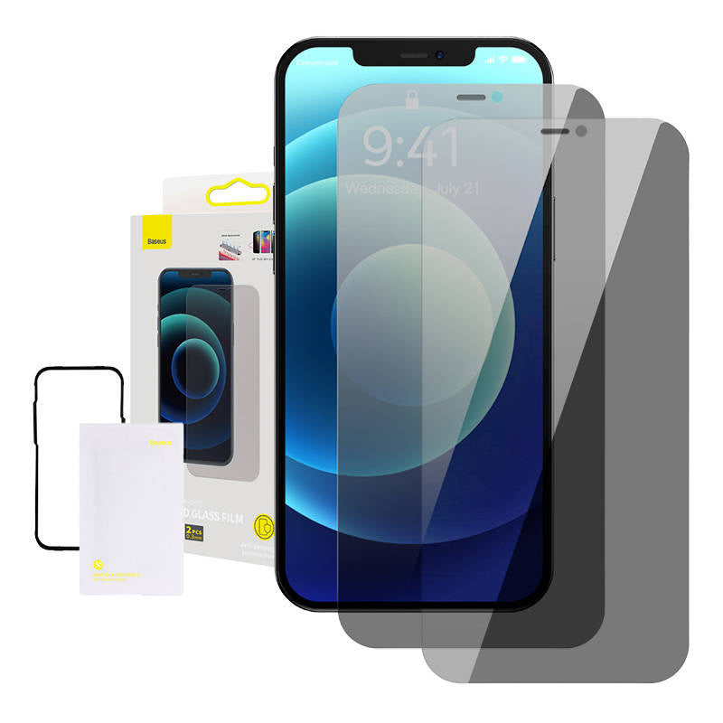 Baseus Tempered Glass 0.3mm (6.7inch) for iPhone 12 Pro Max (2pcs) - Product Image 1