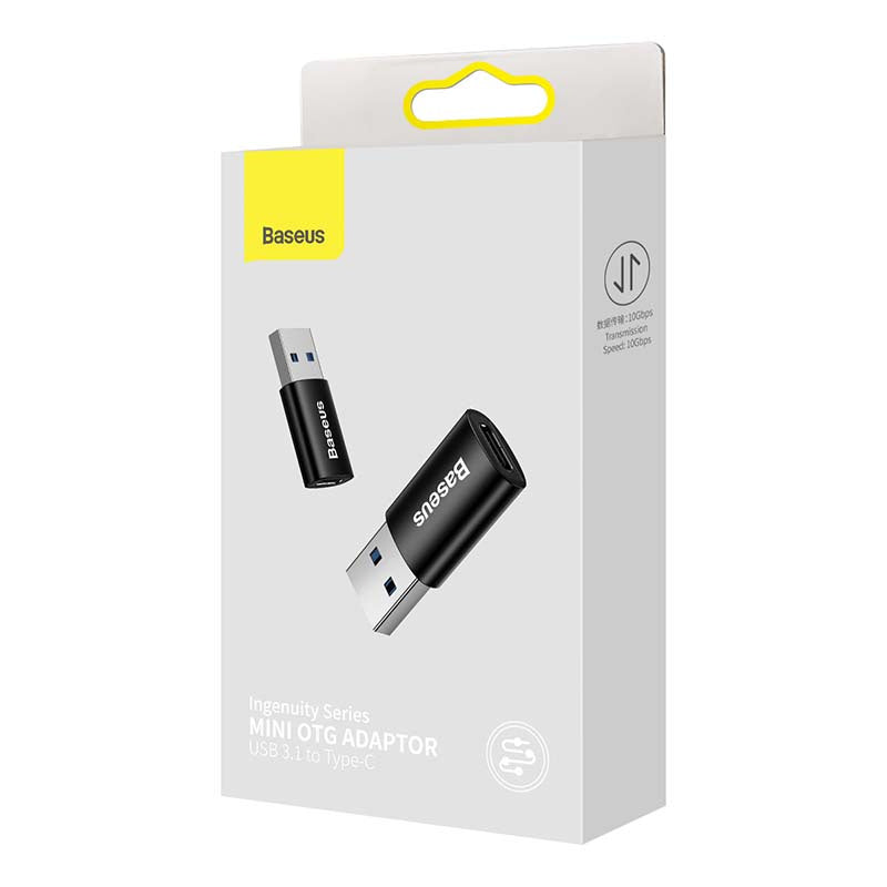 Baseus Ingenuity USB-A to USB-C adapter OTG (black) - Product Image 7