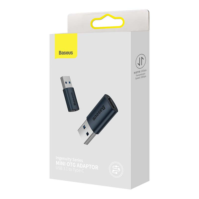 Baseus Ingenuity USB-A to USB-C adapter OTG (blue) - Product Image 7