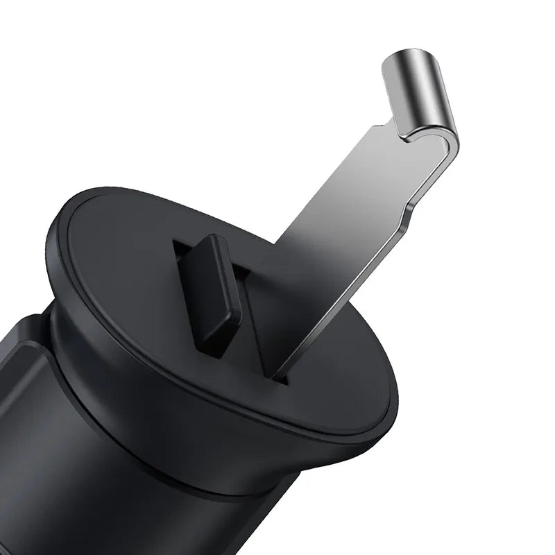 Baseus Metal Age II gravitational grip on the car grid - black - Product Image 5