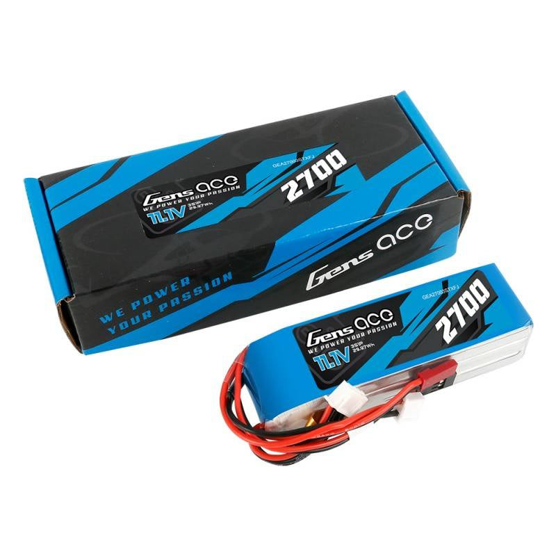 Akku Gens Ace 2700mAh 11,1V TX 3S1P Futaba/JST-XHR/JST-SYP